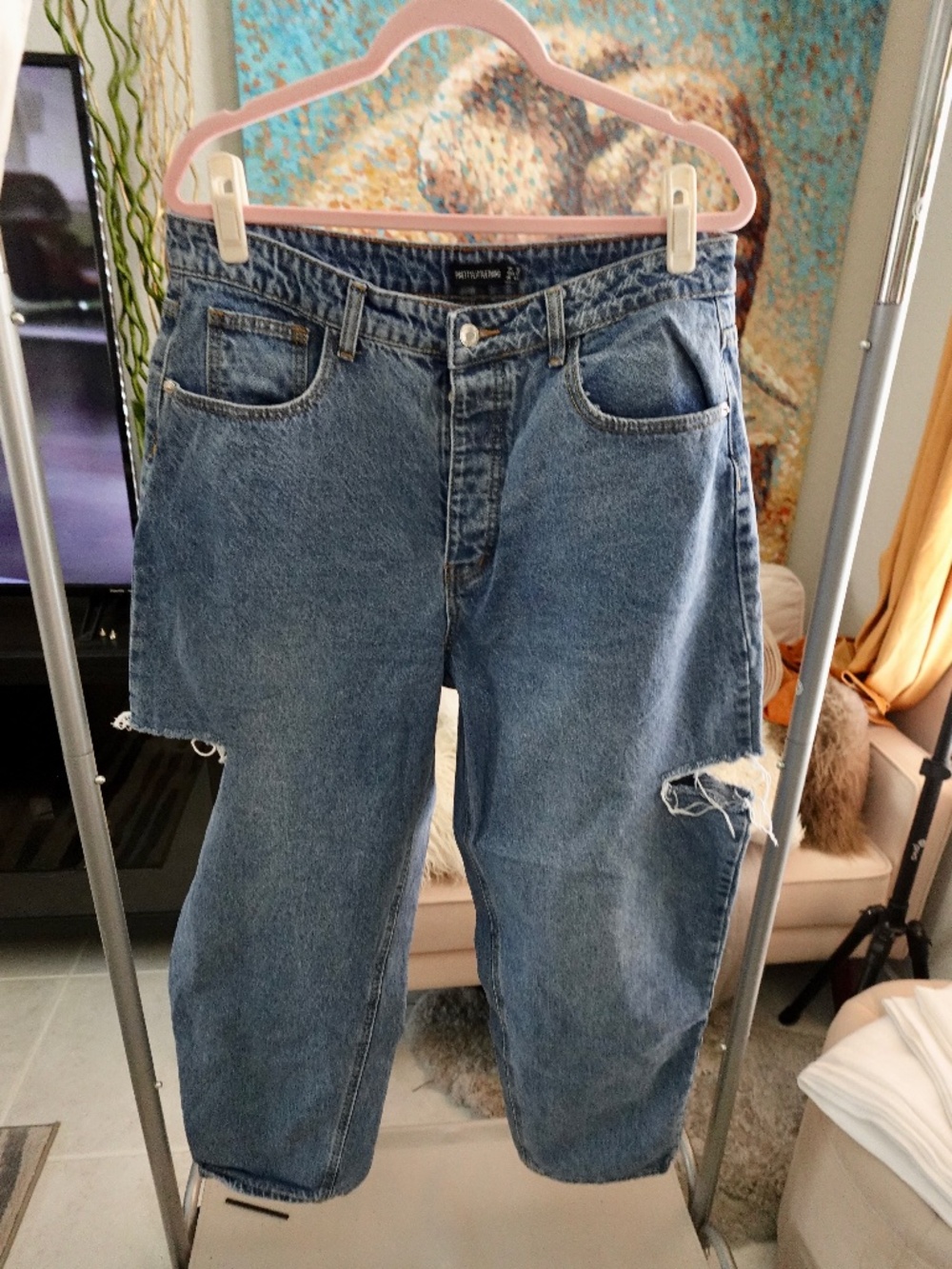 Pretty Little Thing Slash Jeans
